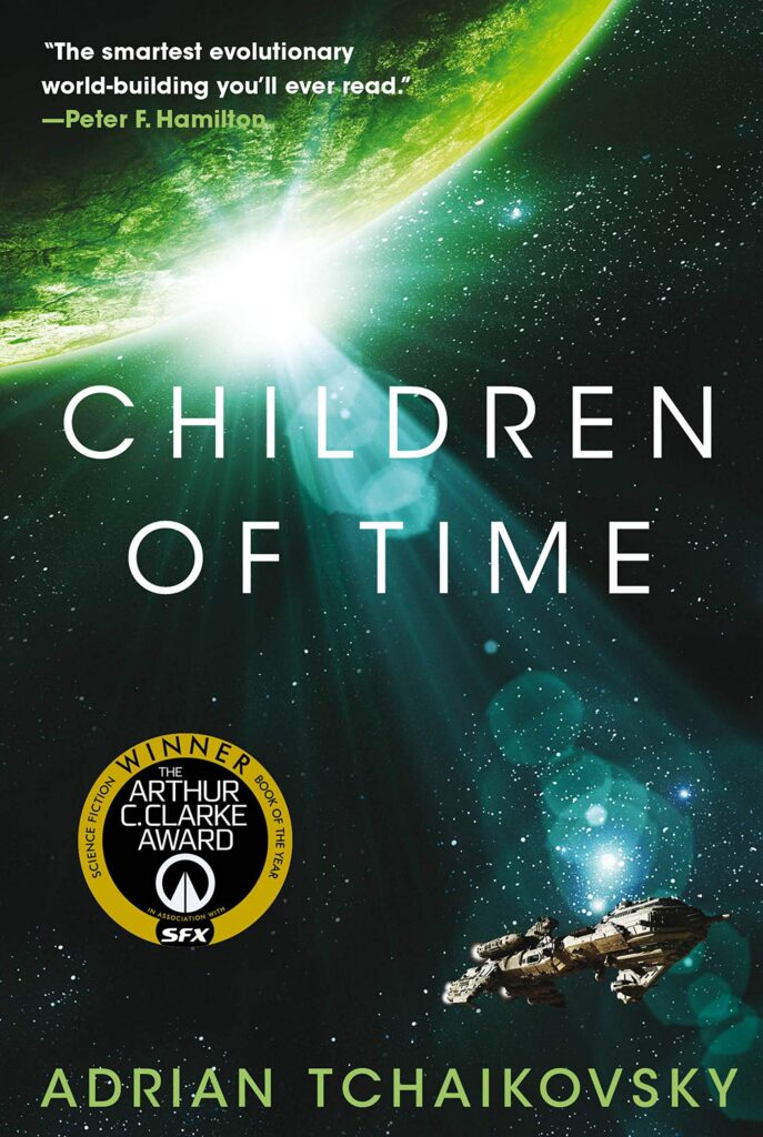 Children of Time by Adrian Tchaikovsky — book cover