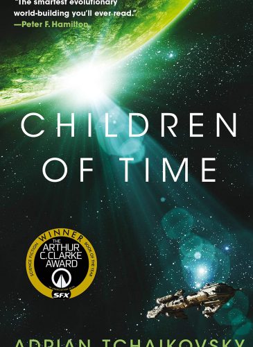 Children of Time by Adrian Tchaikovsky — book cover