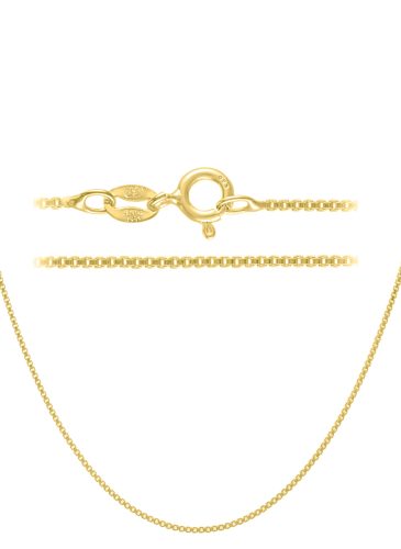 KISPER Gold Box Chain Necklace for Women by KISPER