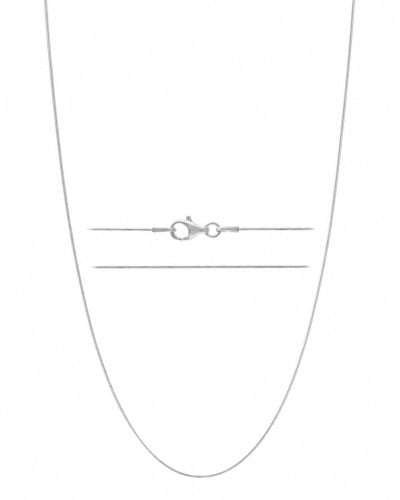 KISPER Sterling Silver Snake Chain Necklace by KISPER