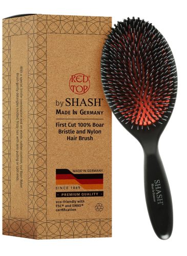 SHASH Handmade Nylon and Boar Bristle Hair Brush by SHASH